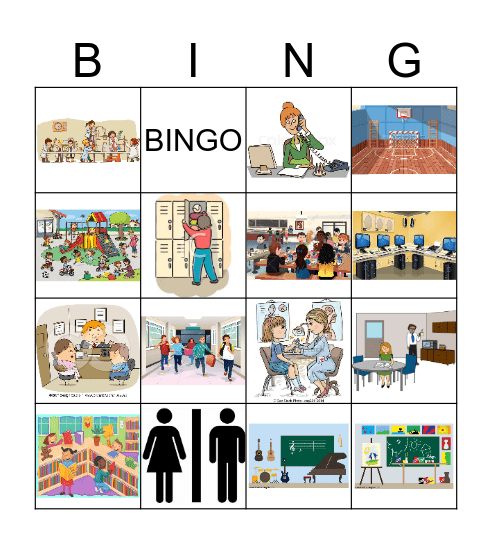 Room Bingo Card