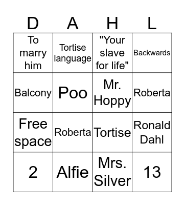 Reading Bingo 3 Bingo Card