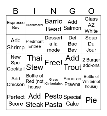 Daily Bingo Card