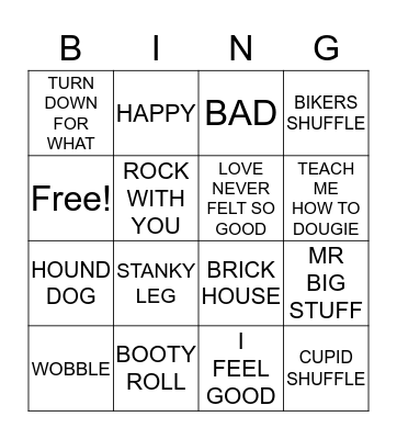 BIRTHDAY Bingo Card