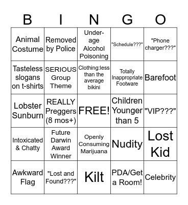 Access Center Bingo Card