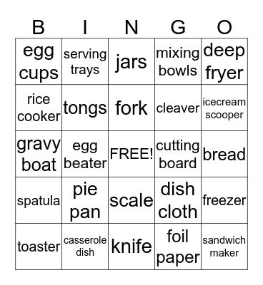BRETT'S Bridal Shower Bingo Card