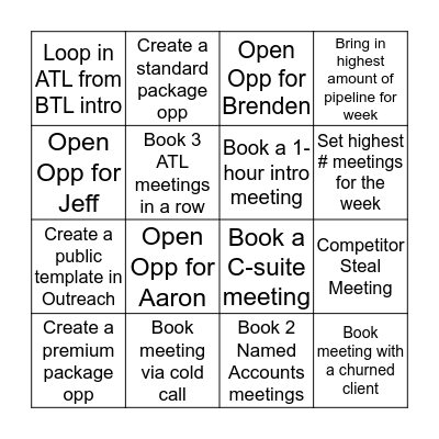 ACP Q2 BINGO! Bingo Card