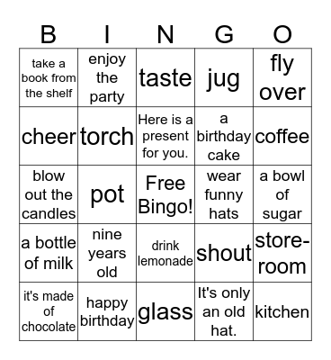 3L1-L73-80 Bingo Card