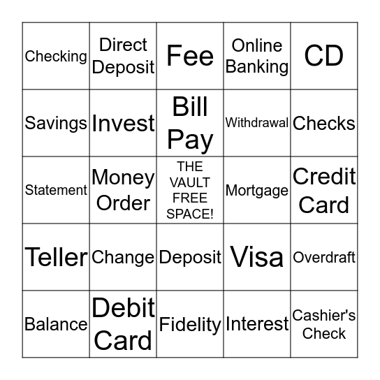 bank bingo