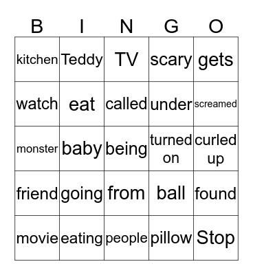 pp. 22-25 Bingo Card