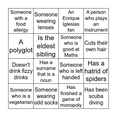 DayTown bingo Card
