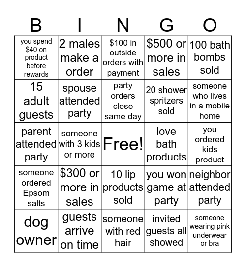 Happy hippo host bingo Card