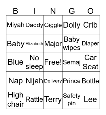 Terrion's Royal Bingo Card