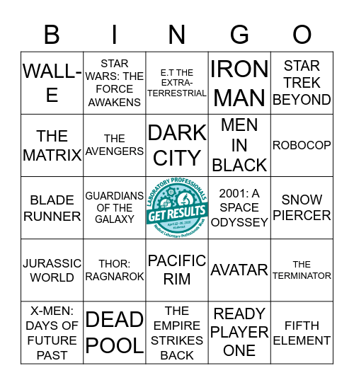 STAR LABS 2018 Bingo Card