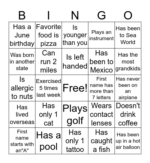 Lab Week BINGO  Bingo Card