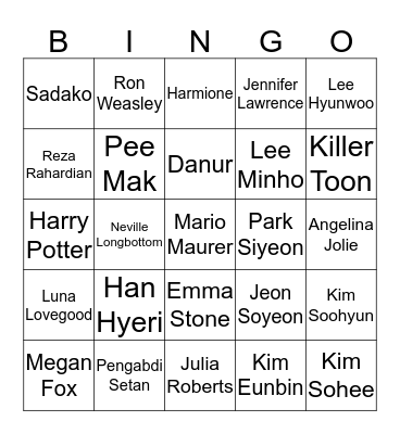 HYUNWOOTNC Bingo Card