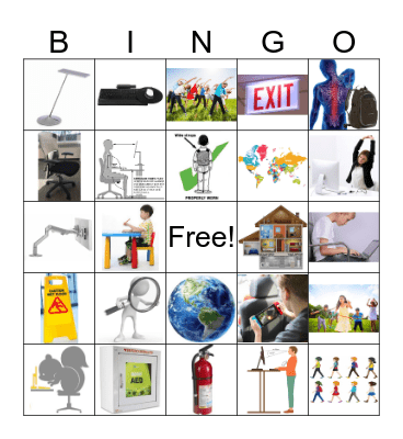 Safety BINGO Card