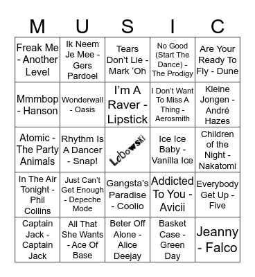 113 Bingo Card