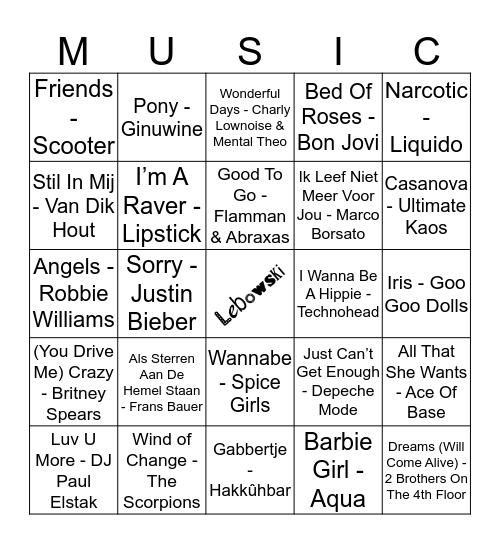 114 Bingo Card