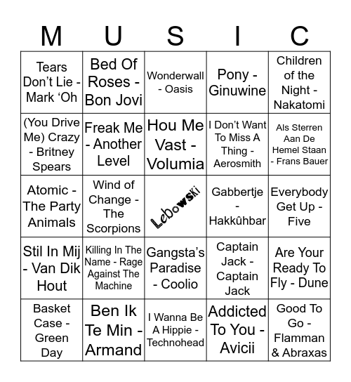 116 Bingo Card