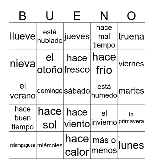 4th abril Bingo Card