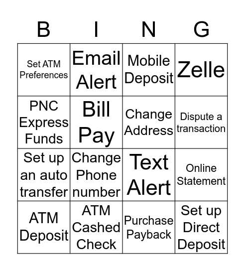 Digital Decathalon Bingo Card