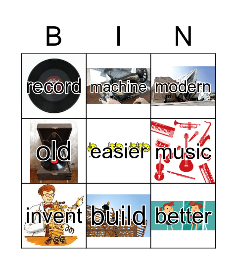 REACH GR1 Unit7 Part2 Bingo Card