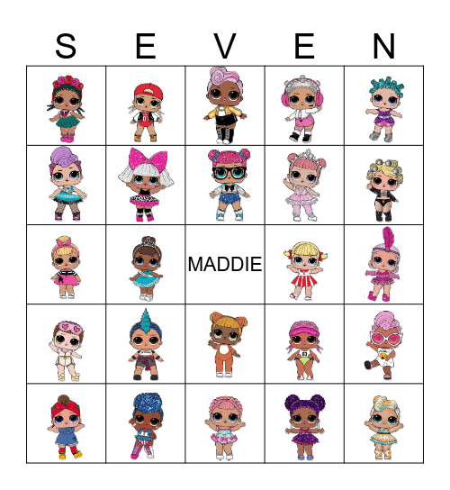 HAPPY BIRTHDAY MADELYN Bingo Card