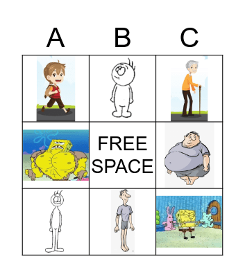 Characteristics Bingo Card