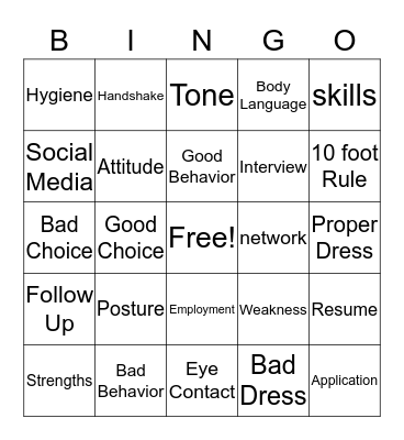 Are you ready??? Bingo Card