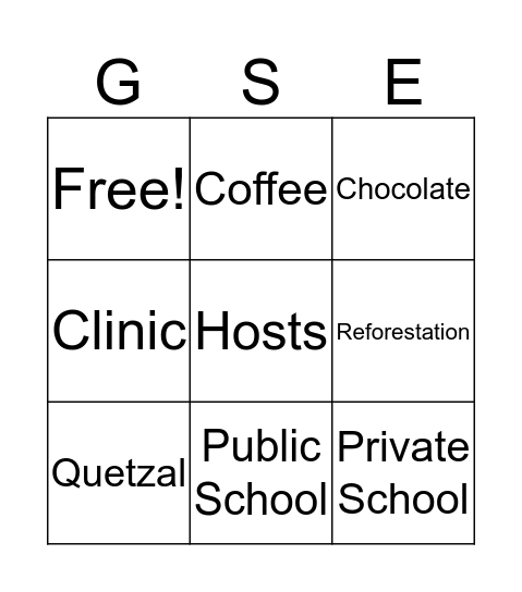 Lotería  Bingo Card