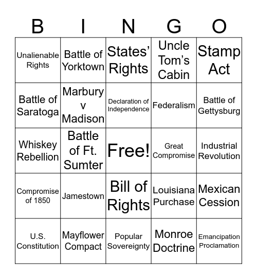 STAAR 2016 Bingo Card