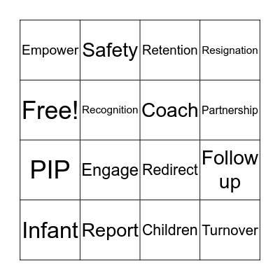 HR BINGO Card