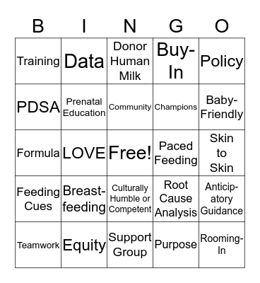 BHC3 BINGO Card