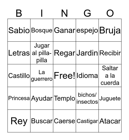 unit 3 Bingo Card