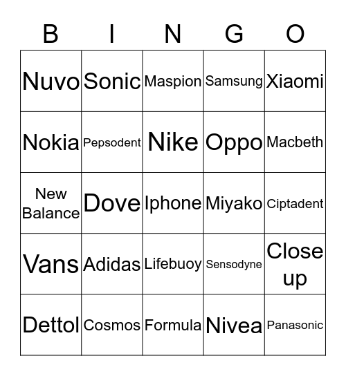 KING MORIS Bingo Card