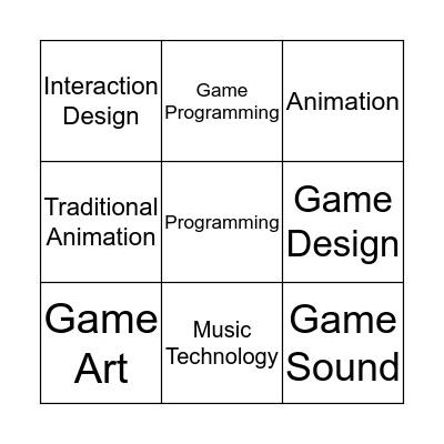 Industry Night Bingo Card