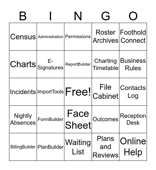 AWARDS BINGO Card