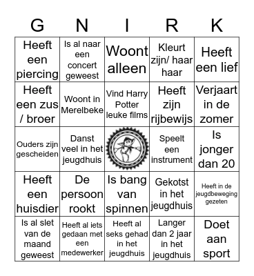 SPEED DATE BINGO Card