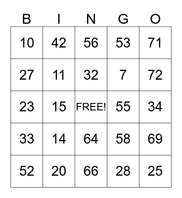 Happy Retirement! Bingo Card