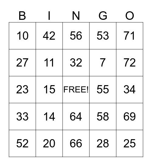 Happy Retirement! Bingo Card