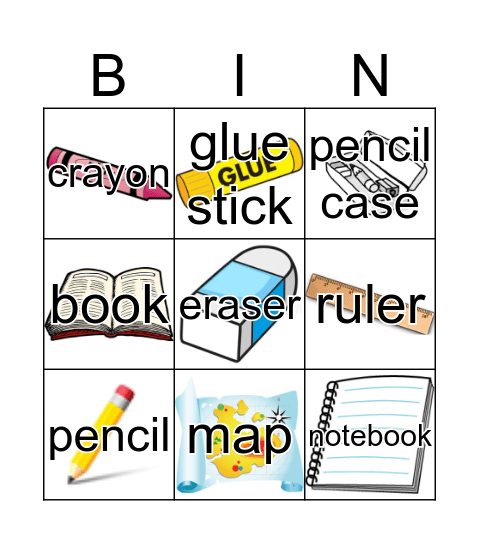 I have a pencil Bingo Card