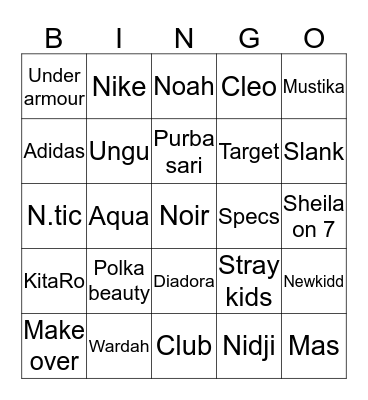 Udah dibilang VELDI tu juara 1 Bingo Card