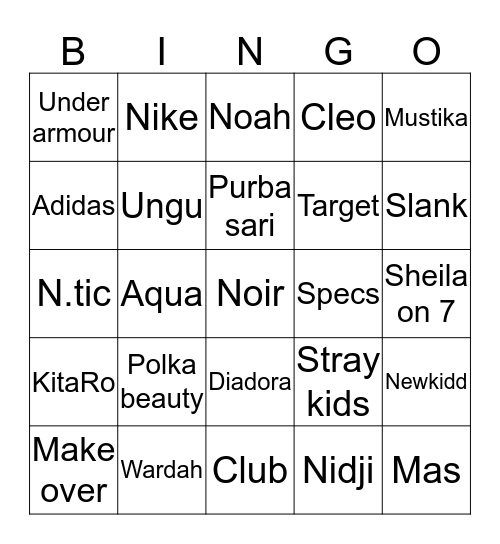 Udah dibilang VELDI tu juara 1 Bingo Card