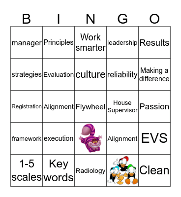 LDI Bingo Card
