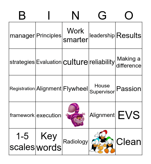 LDI Bingo Card