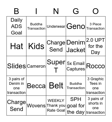 SCOTTSDALE'S BLACKOUT BINGO Card