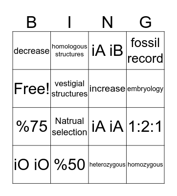 #Whynot? Bingo Card