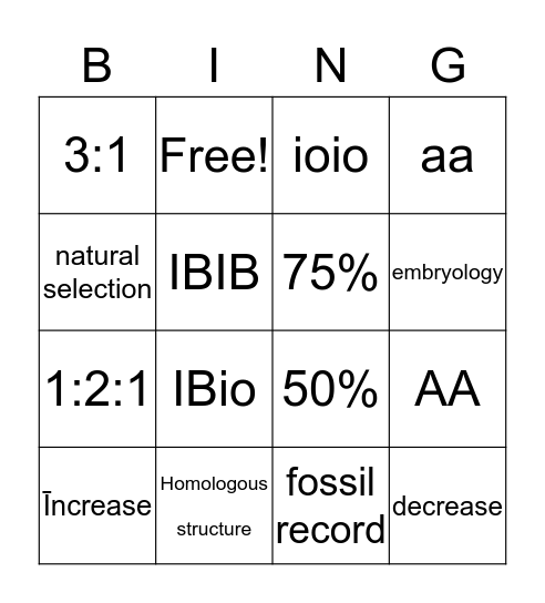 Bing was his name-o Bingo Card
