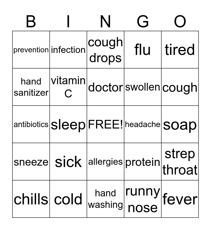 common-illnesses-bingo-card