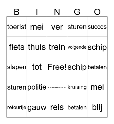 Kapitel 6 GT Bingo Card