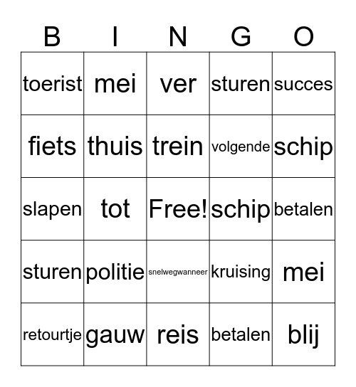 Kapitel 6 GT Bingo Card
