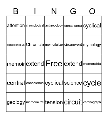Dyamond Bingo :) Bingo Card
