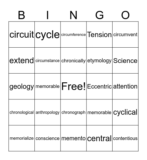 lanesha's fun bingo Card